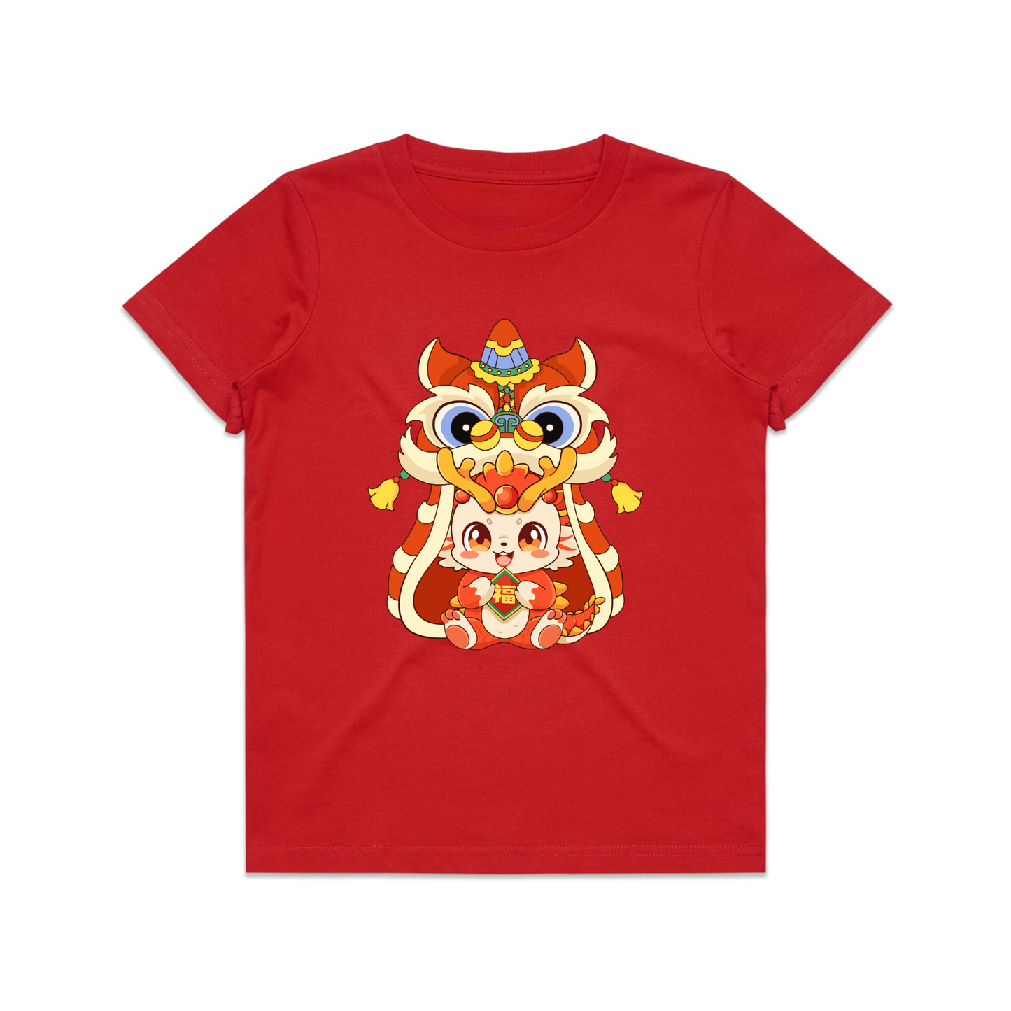 Junior Dragon Tee Red